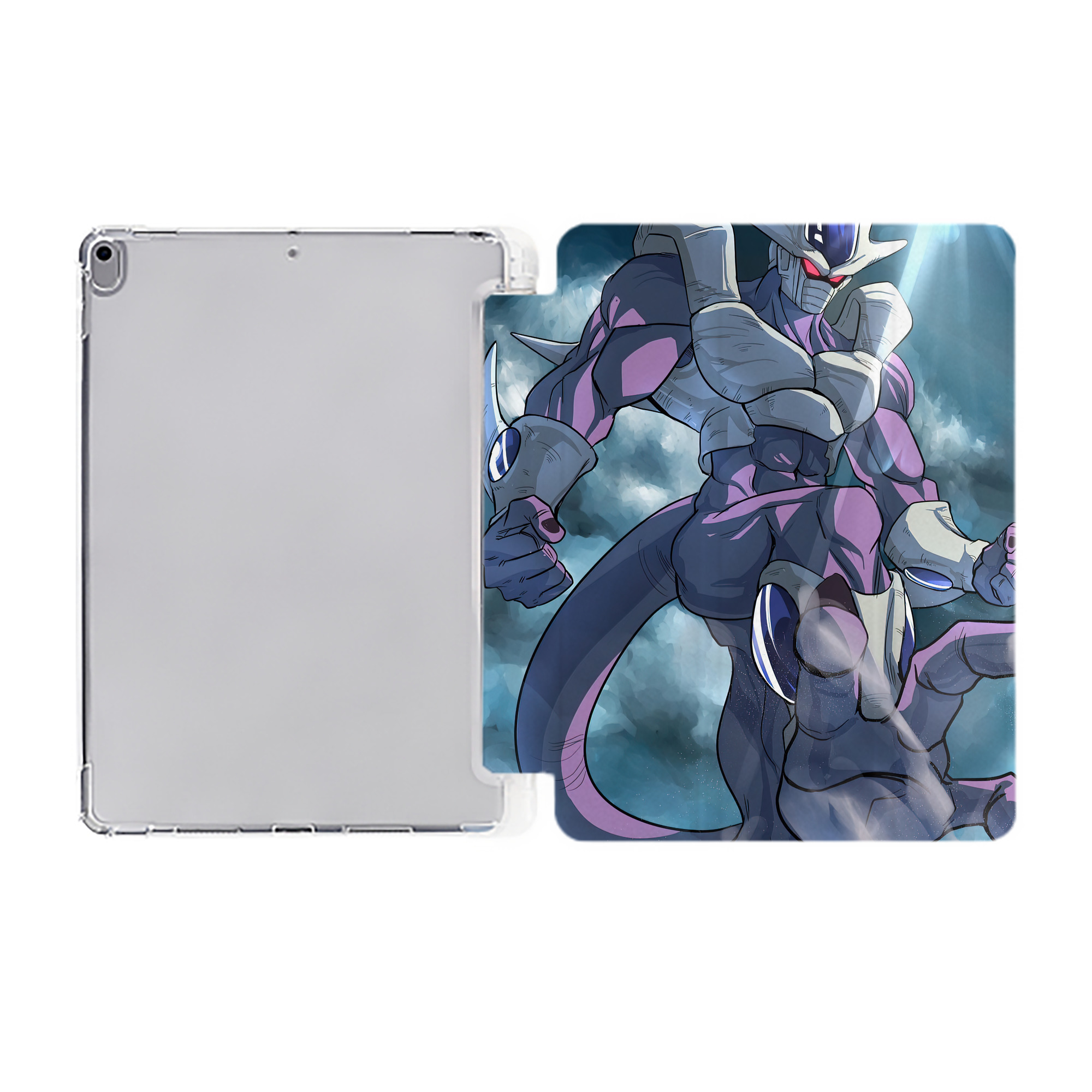 （画像用） ドラゴンボール DRAGON BALL IPad ケース ペン収納付き 三つ折りスタンド PUレザー×シリコン 対応機種9.5/10.5/10.9インチ